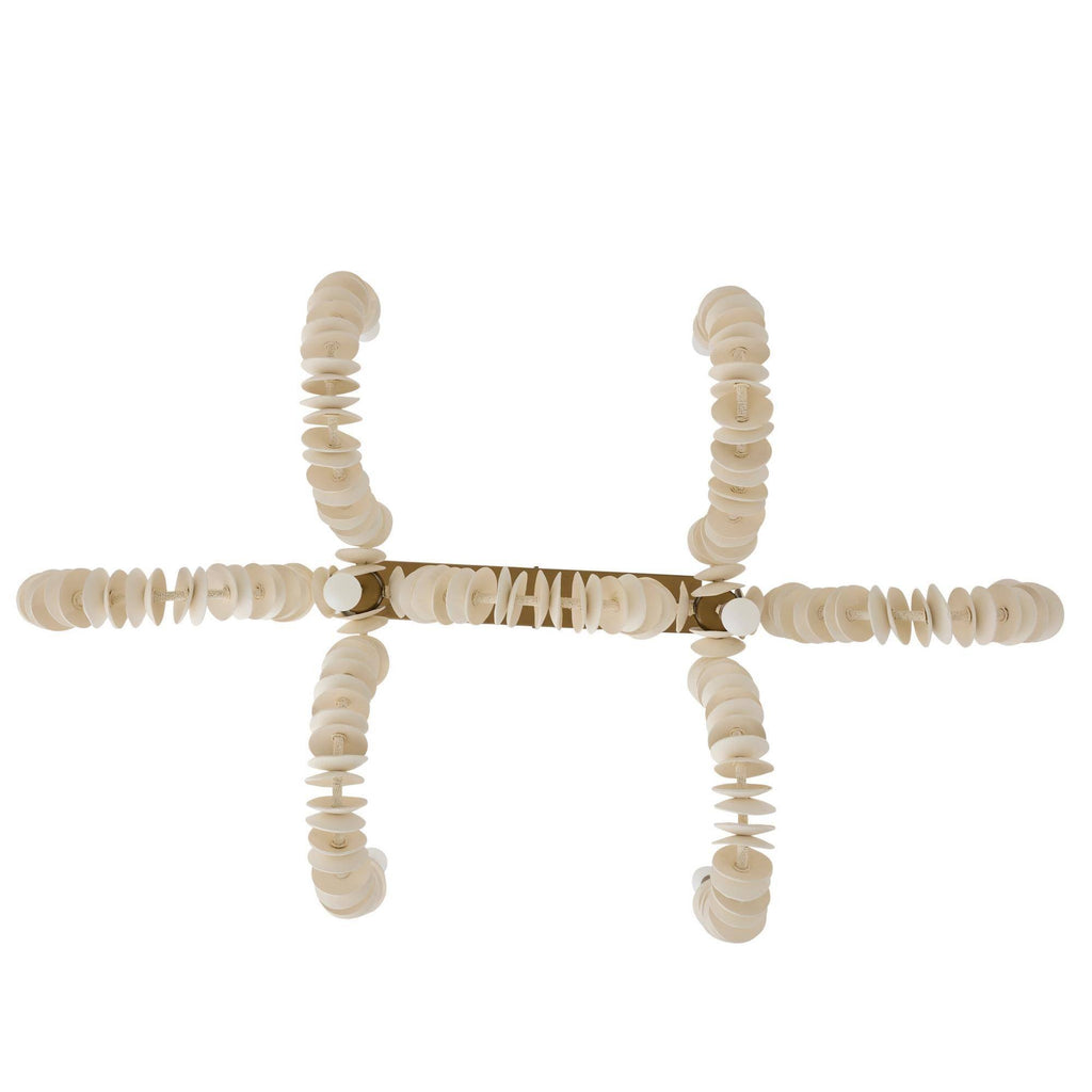 Sculptural Kalama Linear Chandelier — view 12