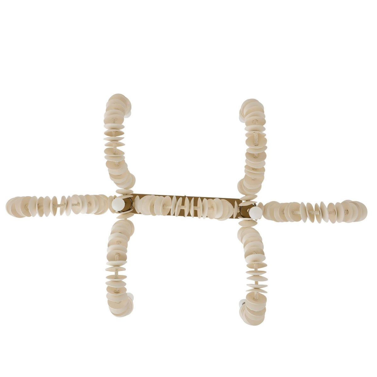 Sculptural Kalama Linear Chandelier — view 12