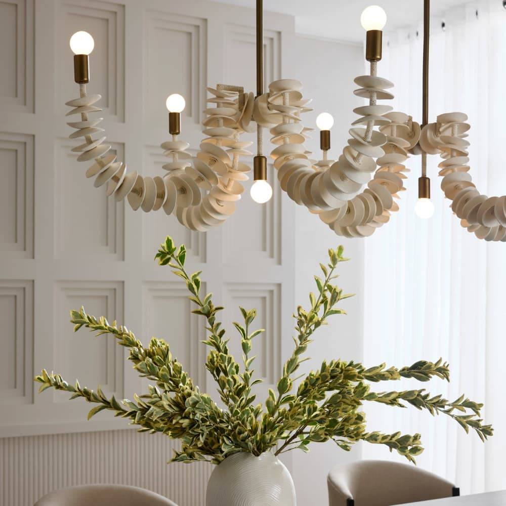 Sculptural Kalama Linear Chandelier — view 3