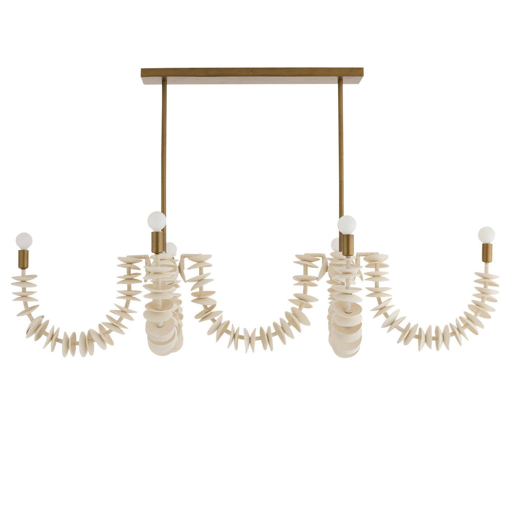 Sculptural Kalama Linear Chandelier — view 5