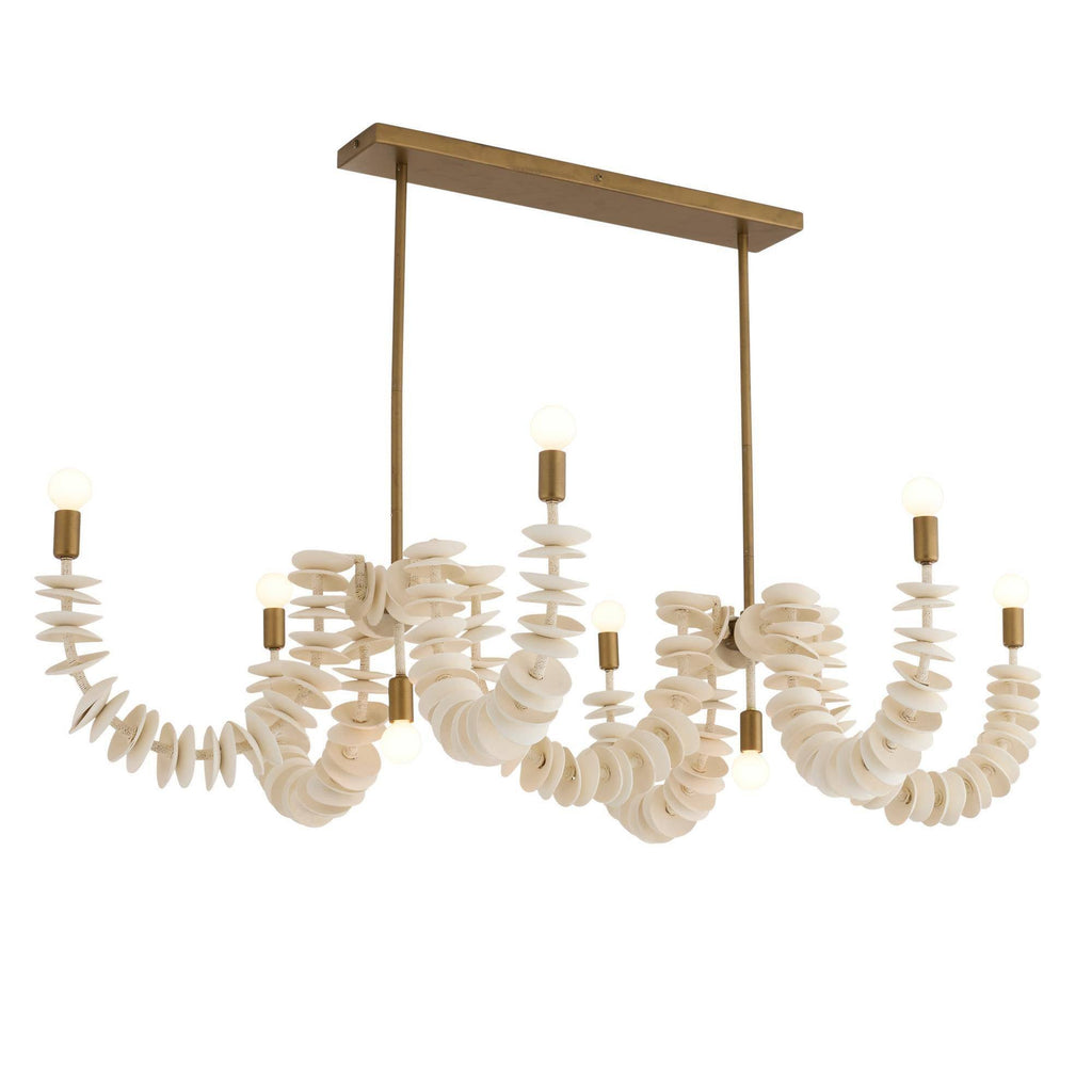 Sculptural Kalama Linear Chandelier — view 6