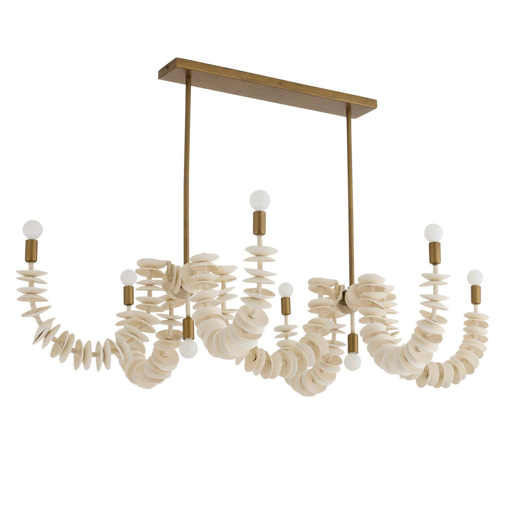 Sculptural Kalama Linear Chandelier — view 7
