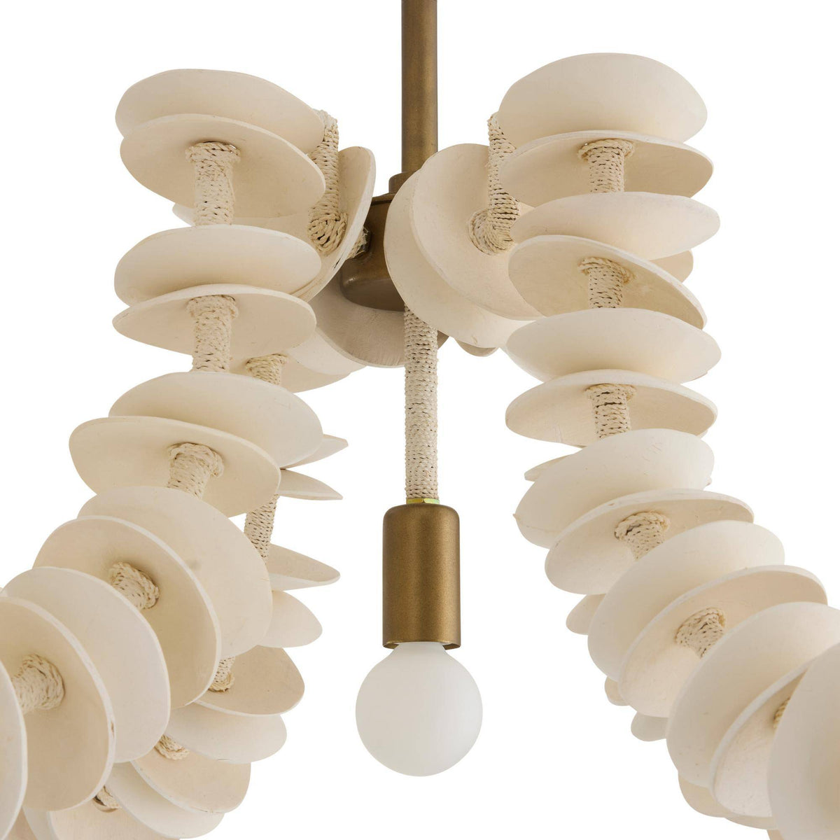 Sculptural Kalama Linear Chandelier — view 8