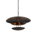Sculptural Florko Chandelier – Black — view 1
