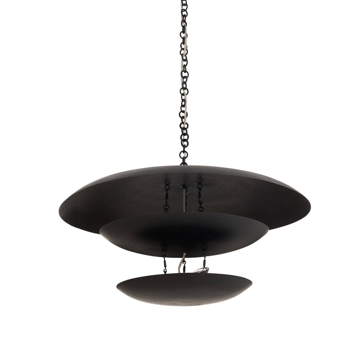 Sculptural Florko Chandelier – Black — view 4