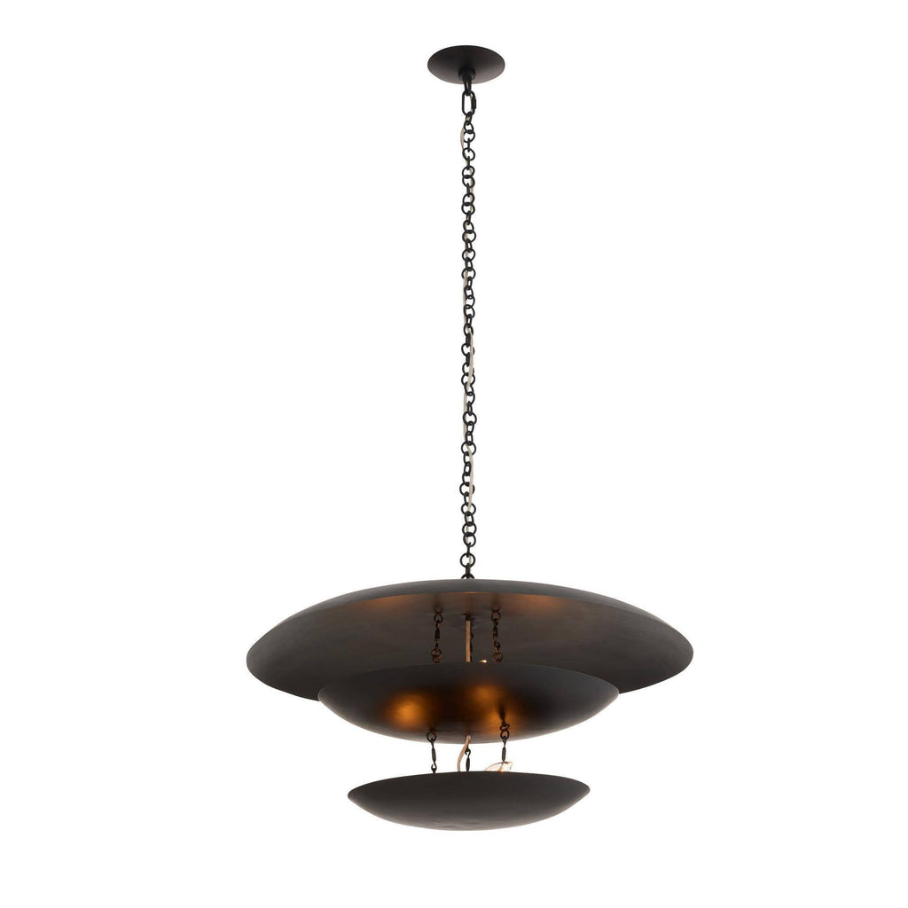 Sculptural Florko Chandelier – Black — view 5