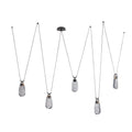 Sculptural Melt Chandelier – Gray — view 1