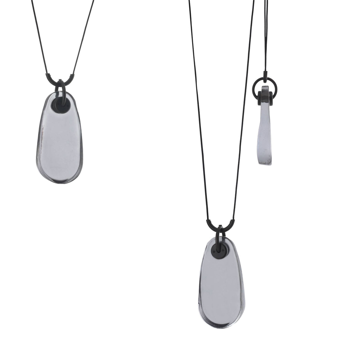 Sculptural Melt Chandelier – Gray — view 11