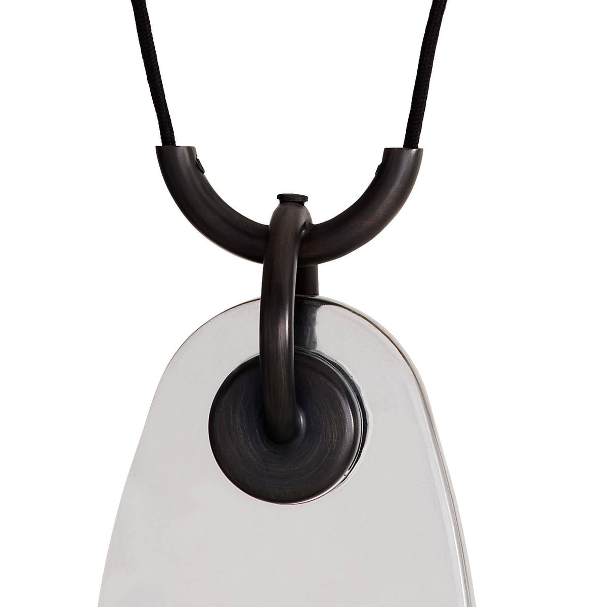 Sculptural Melt Chandelier – Gray — view 8