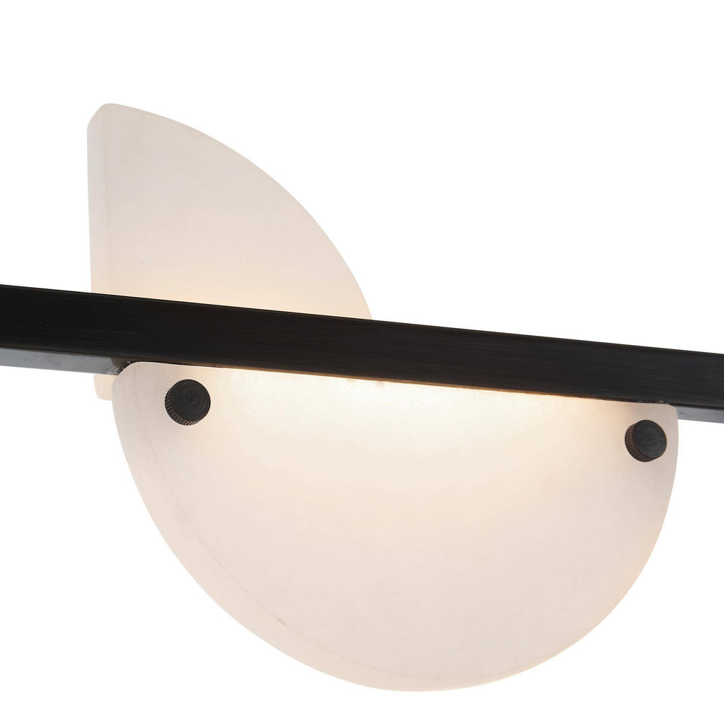 Signature Nova Alabaster Linear Chandelier — view 10