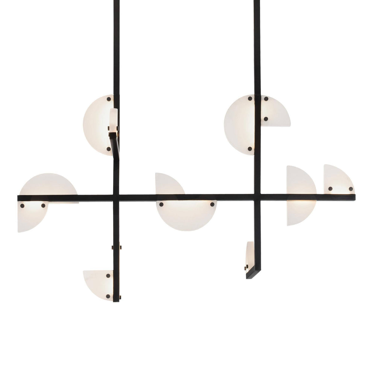 Signature Nova Alabaster Linear Chandelier — view 7