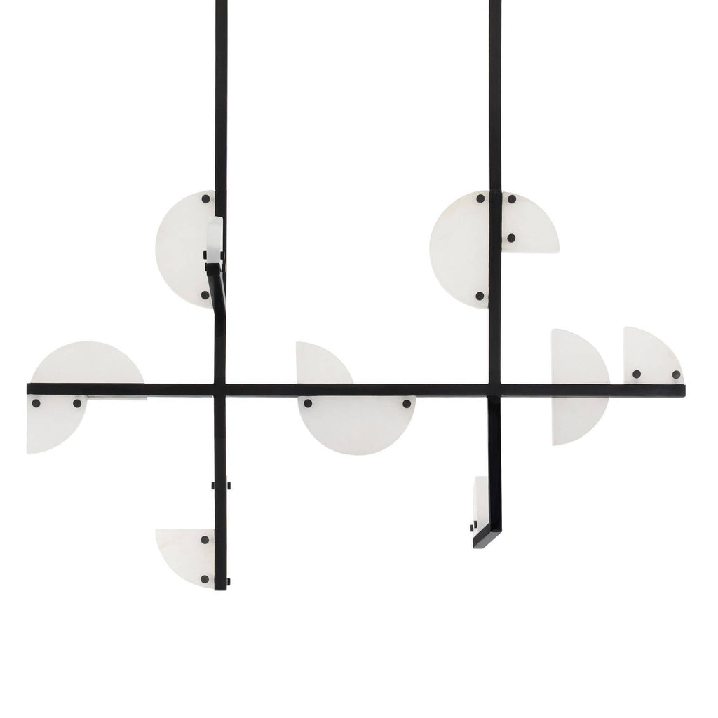 Signature Nova Alabaster Linear Chandelier — view 8