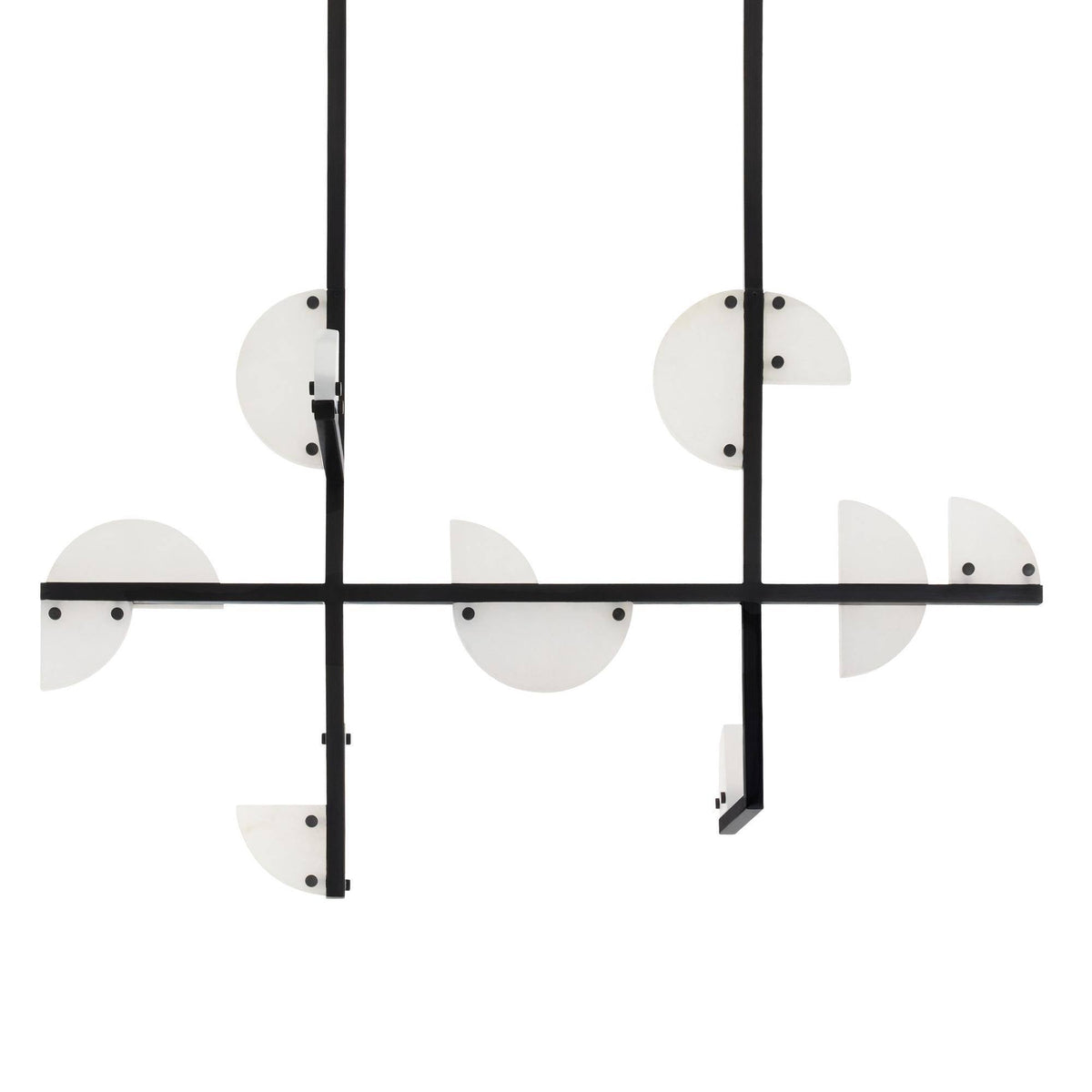 Signature Nova Alabaster Linear Chandelier — view 8