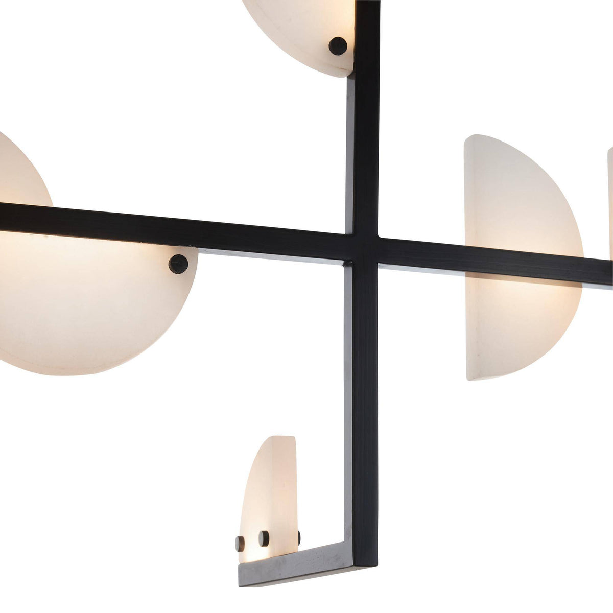 Signature Nova Alabaster Linear Chandelier — view 9