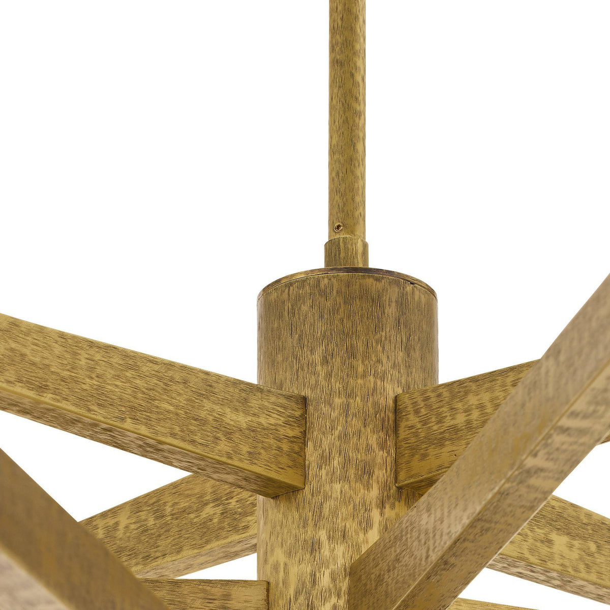 Sculptural Griff Large Chandelier – Gold — view 6