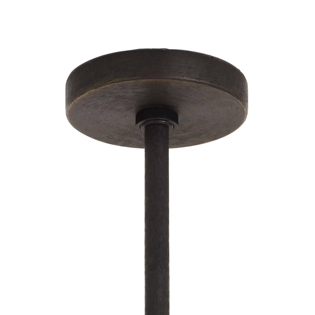 Sculptural Griff Large Chandelier – Black — view 10