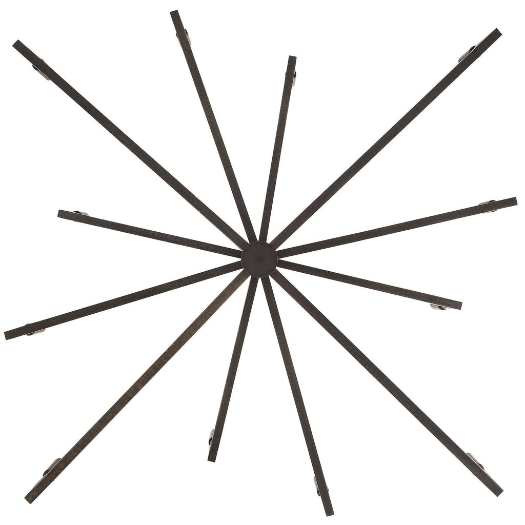 Sculptural Griff Large Chandelier – Black — view 11