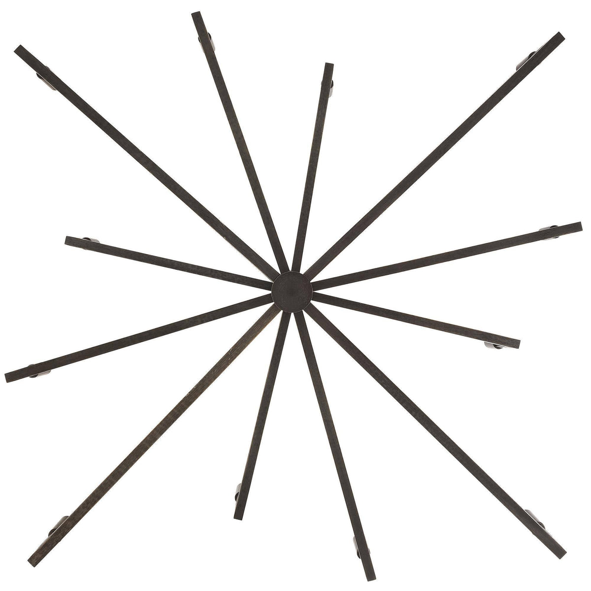 Sculptural Griff Large Chandelier – Black — view 11
