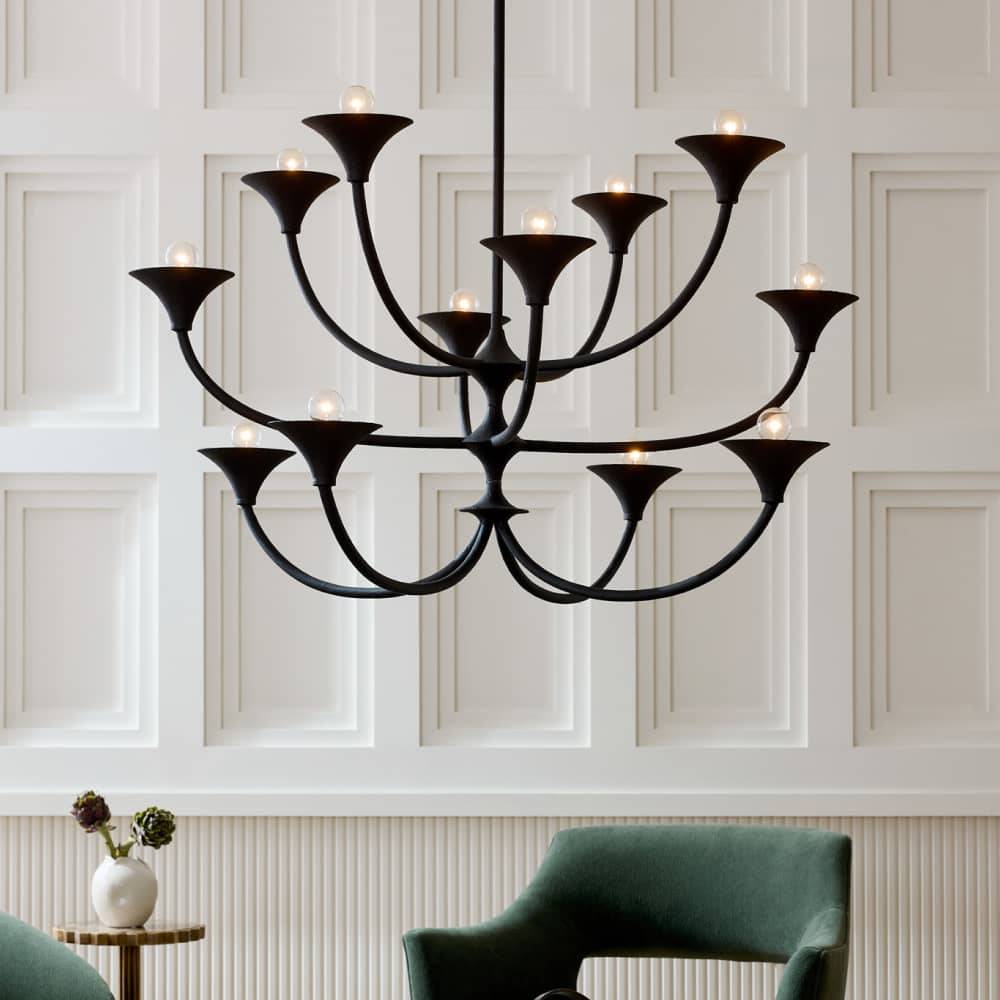 Heritage Larkin Chandelier — view 2