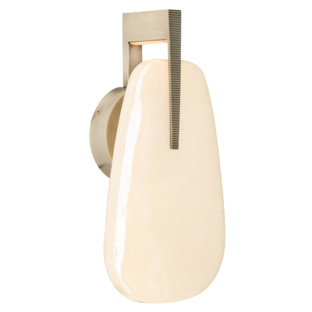 Sculptural Zelda Wall Sconce – Silver — view 1