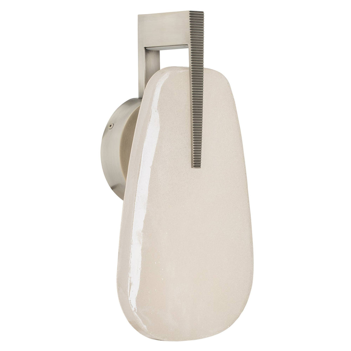 Sculptural Zelda Wall Sconce – Silver — view 4