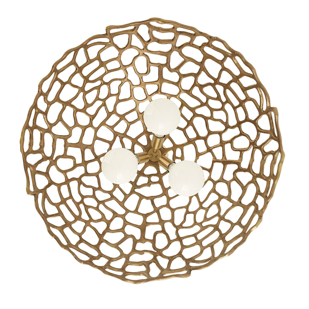 Sculptural Lotus Pendant — view 11