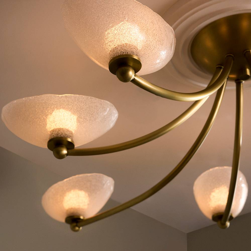 Artisan Zamora Flush Mount – Gold — view 2