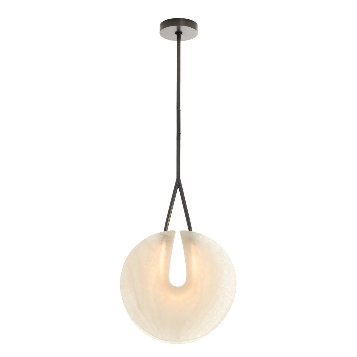 Artisan Tyche Pendant – White — view 1