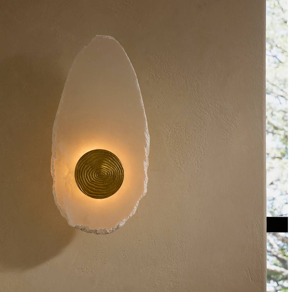 Artisan Ravelle Alabaster Wall Sconce — view 3