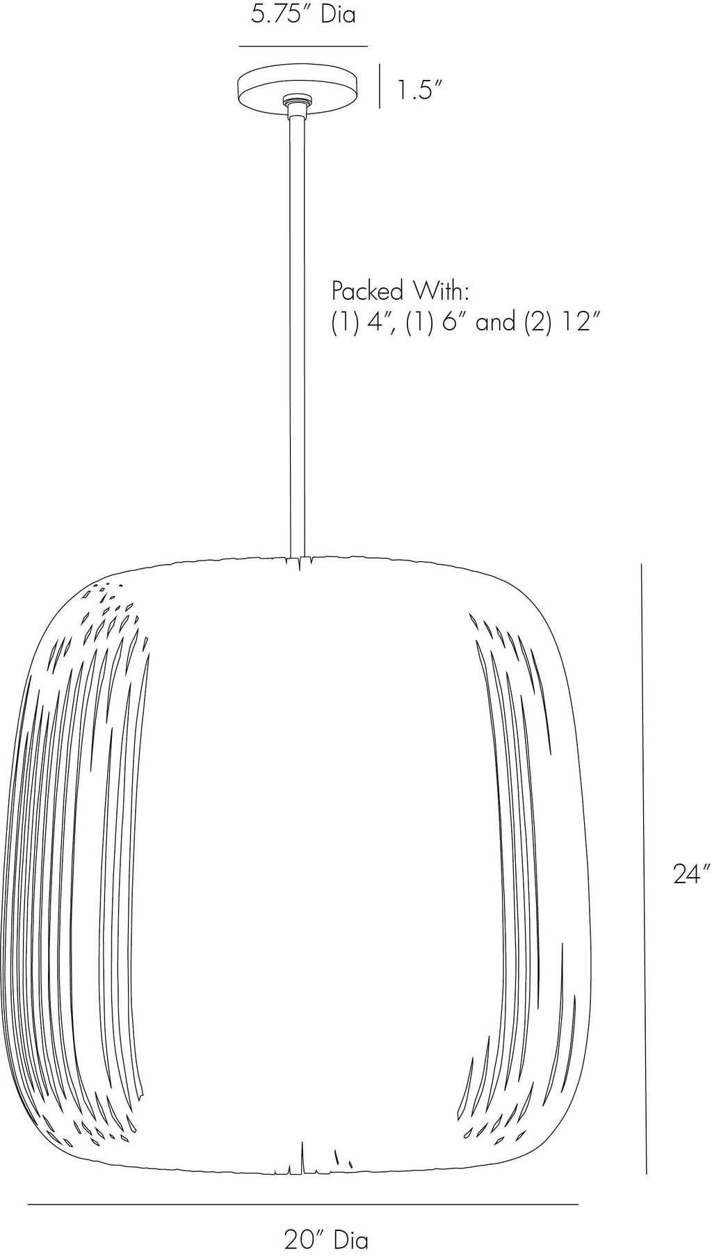 Artisan Norelle Pendant — view 5