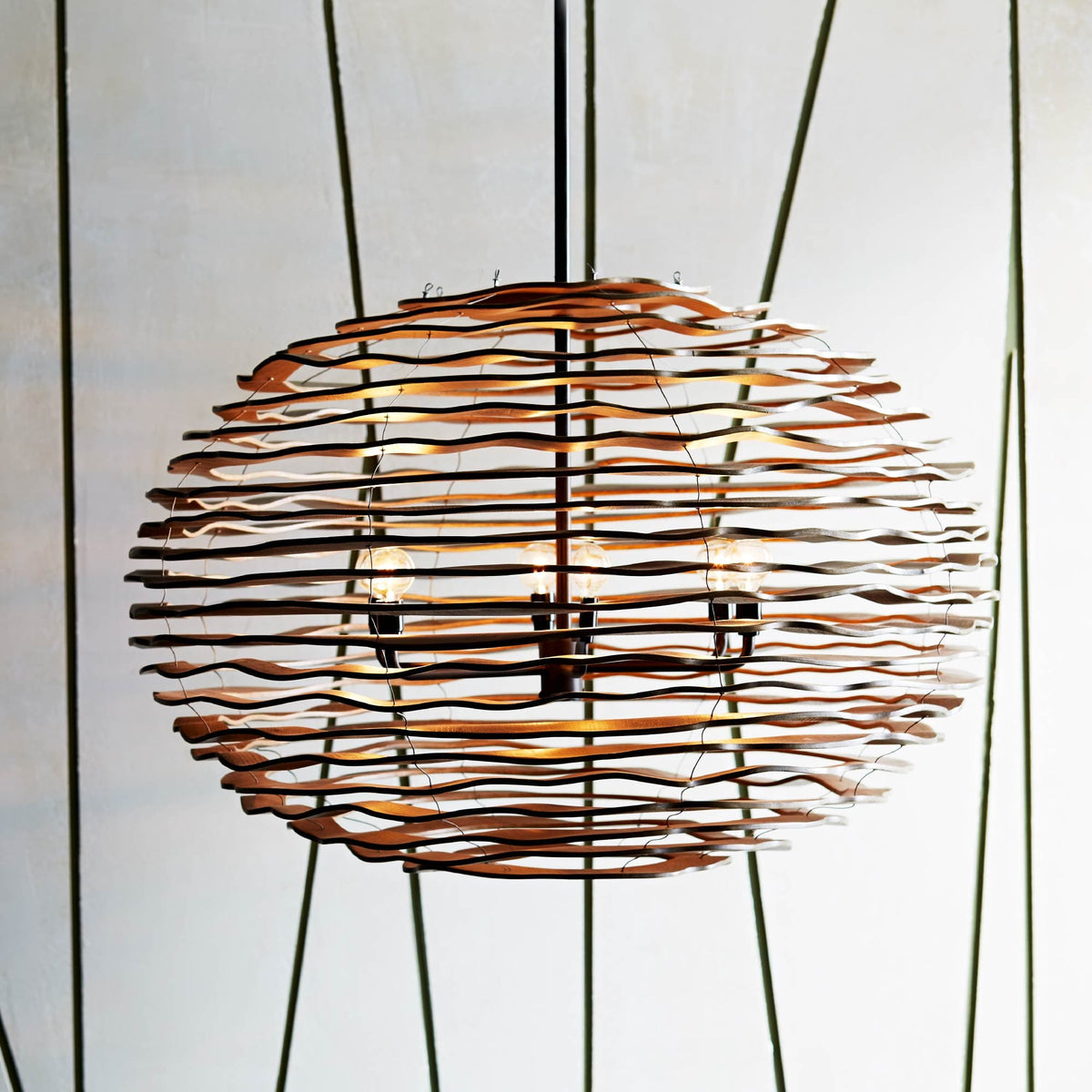 Sculptural Rook Small Pendant — view 2