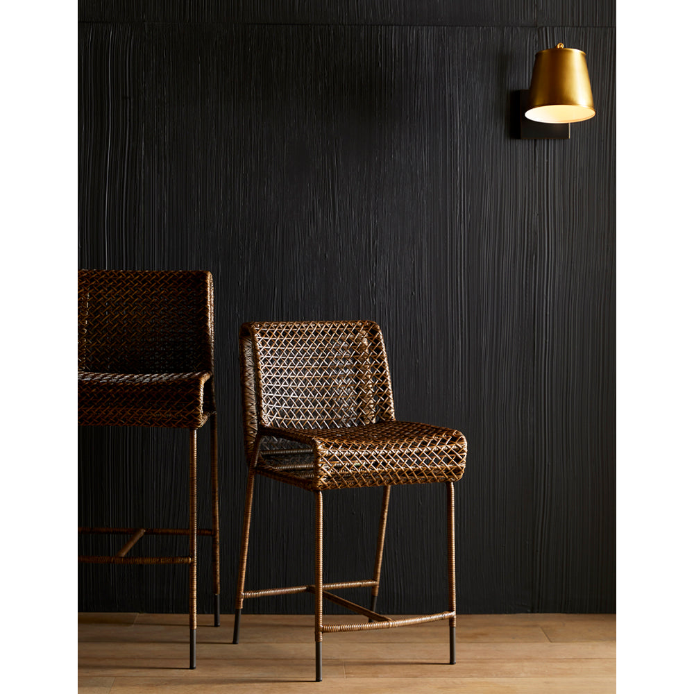 Sculptural Watson Wall Sconce – Gold — view 3