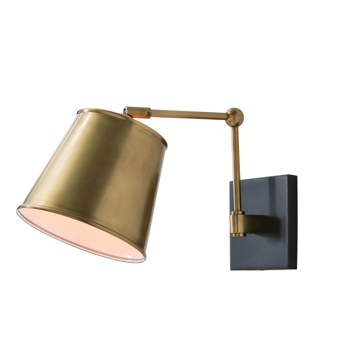 Sculptural Watson Wall Sconce – Gold — view 4