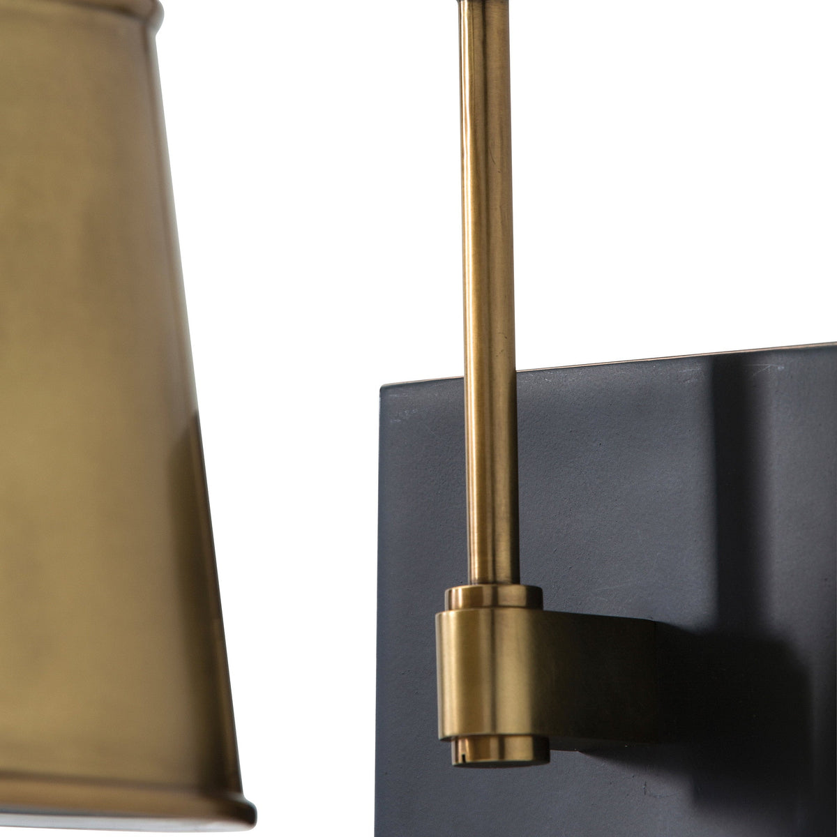 Sculptural Watson Wall Sconce – Gold — view 6