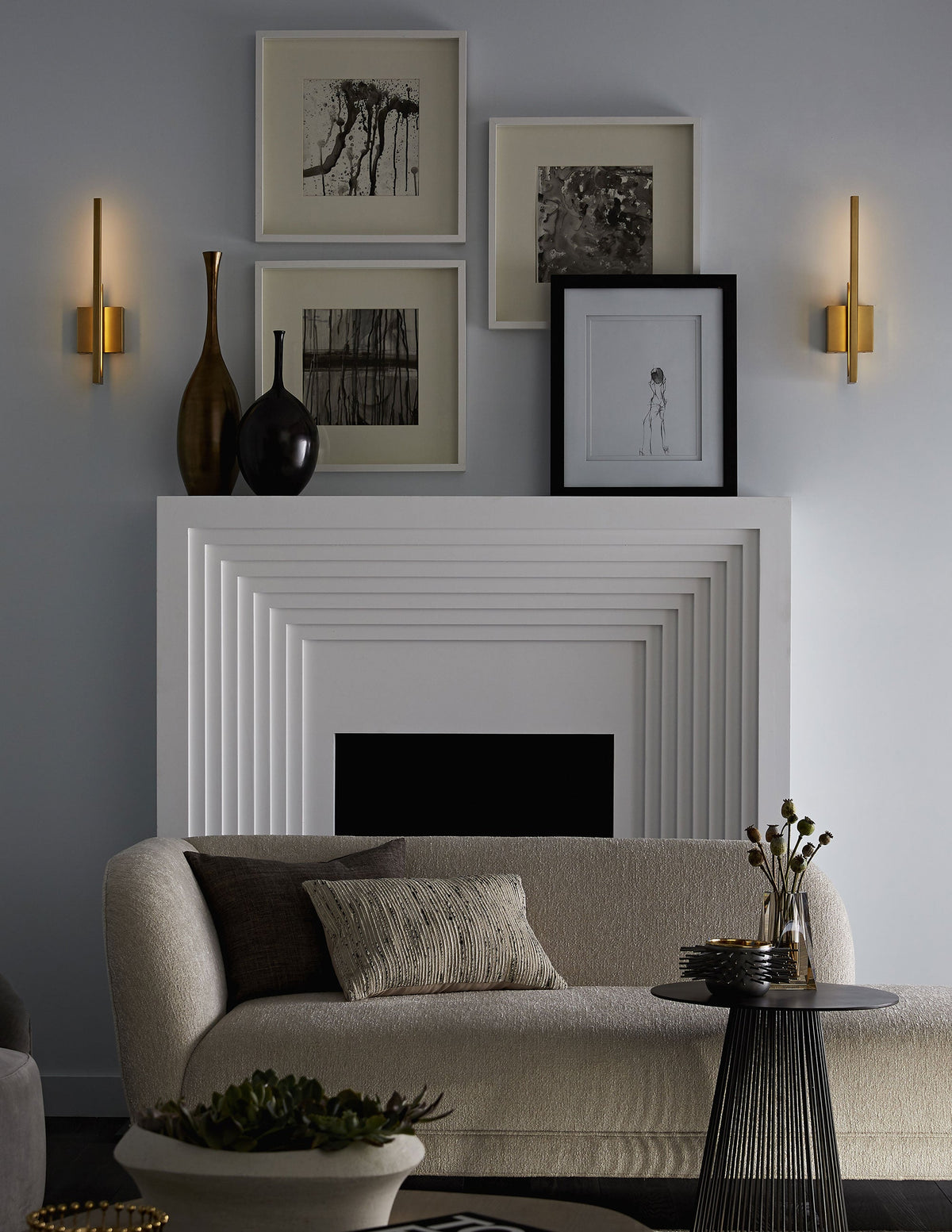 Sculptural Simba Wall Sconce — view 2