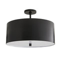 Artisan Tarbell Semi-Flush – Black — view 1