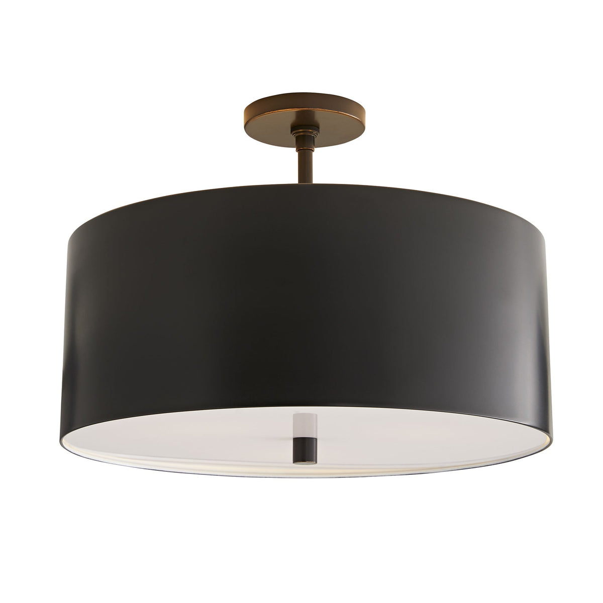 Artisan Tarbell Semi-Flush – Black — view 3