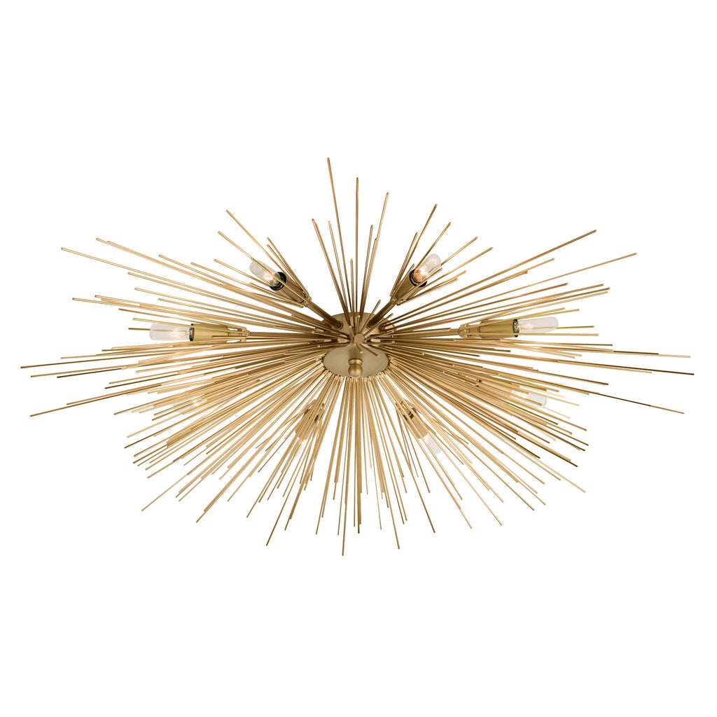 Heritage Roxanne Flush Mount – Gold — view 1