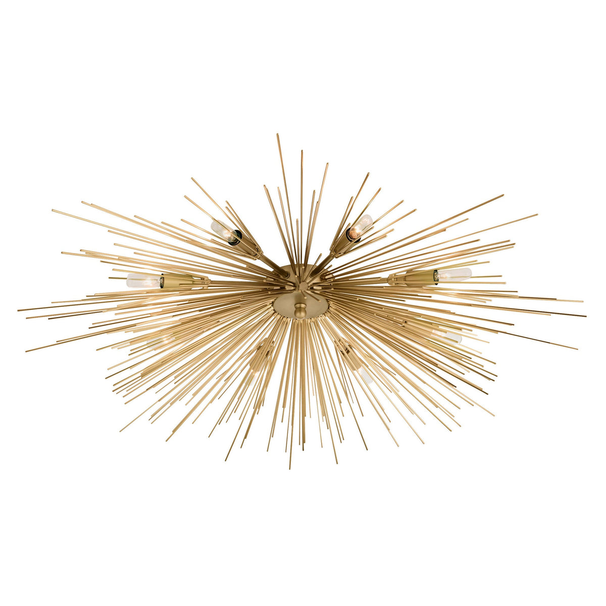 Heritage Roxanne Flush Mount – Gold — view 1