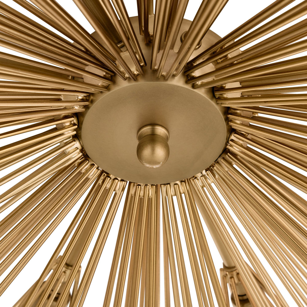 Heritage Roxanne Flush Mount – Gold — view 6