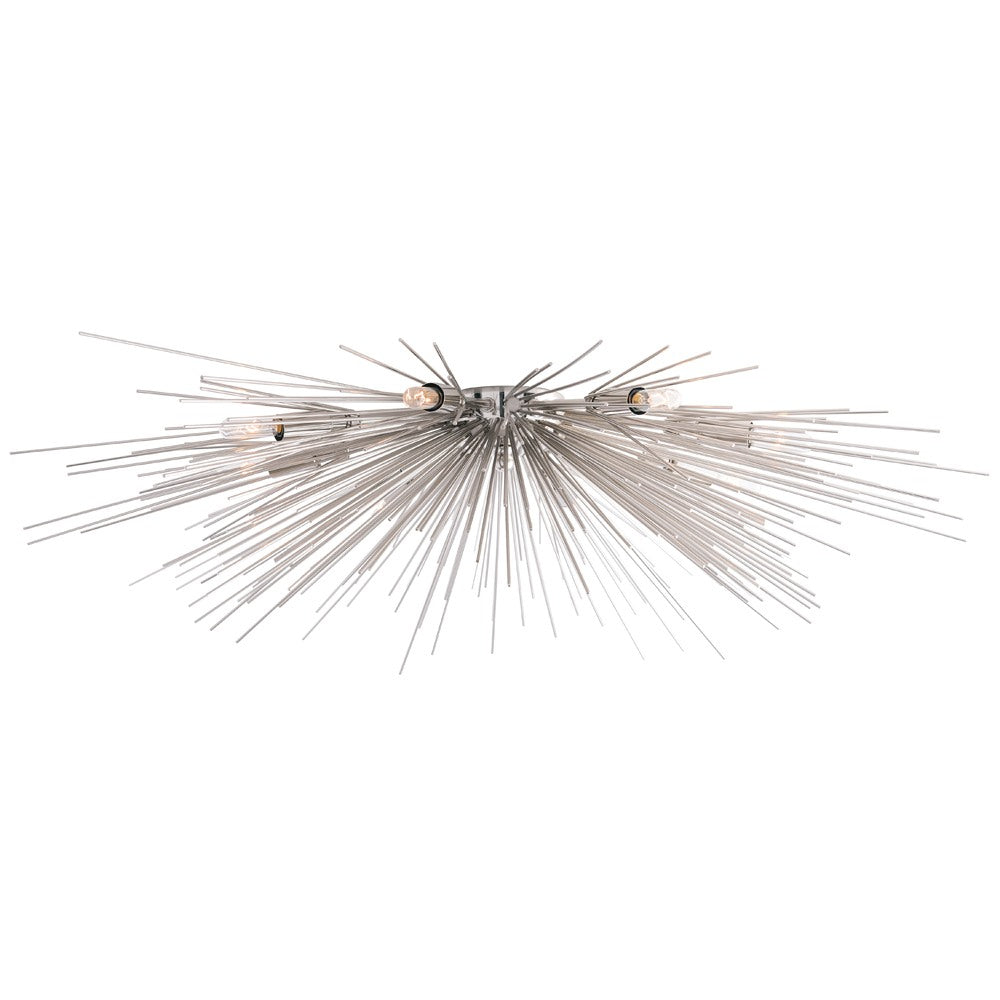 Heritage Roxanne Flush Mount – Silver — view 1