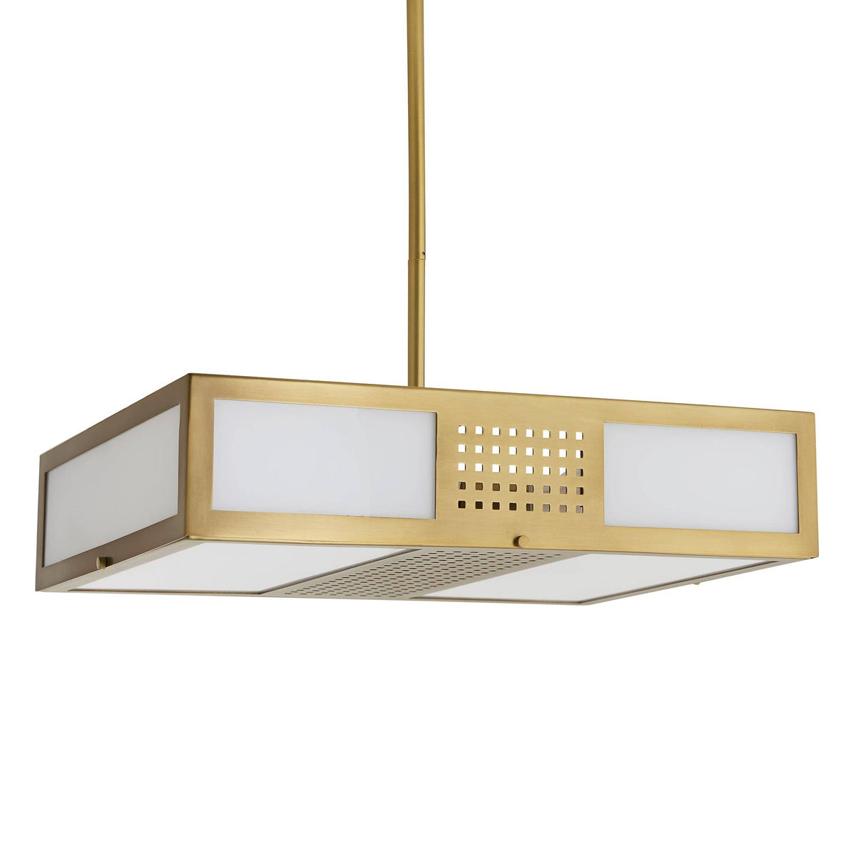 Sculptural Bisger Square Pendant — view 1
