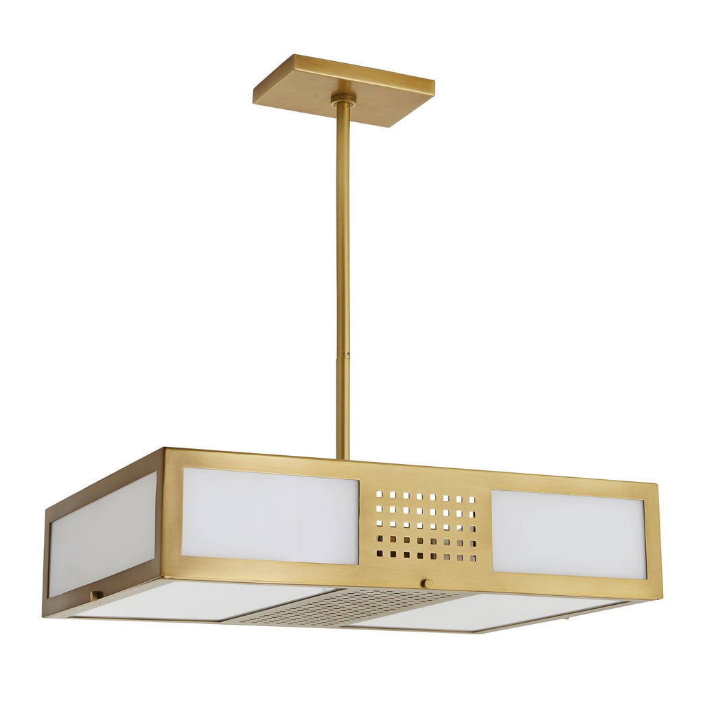 Sculptural Bisger Square Pendant — view 2