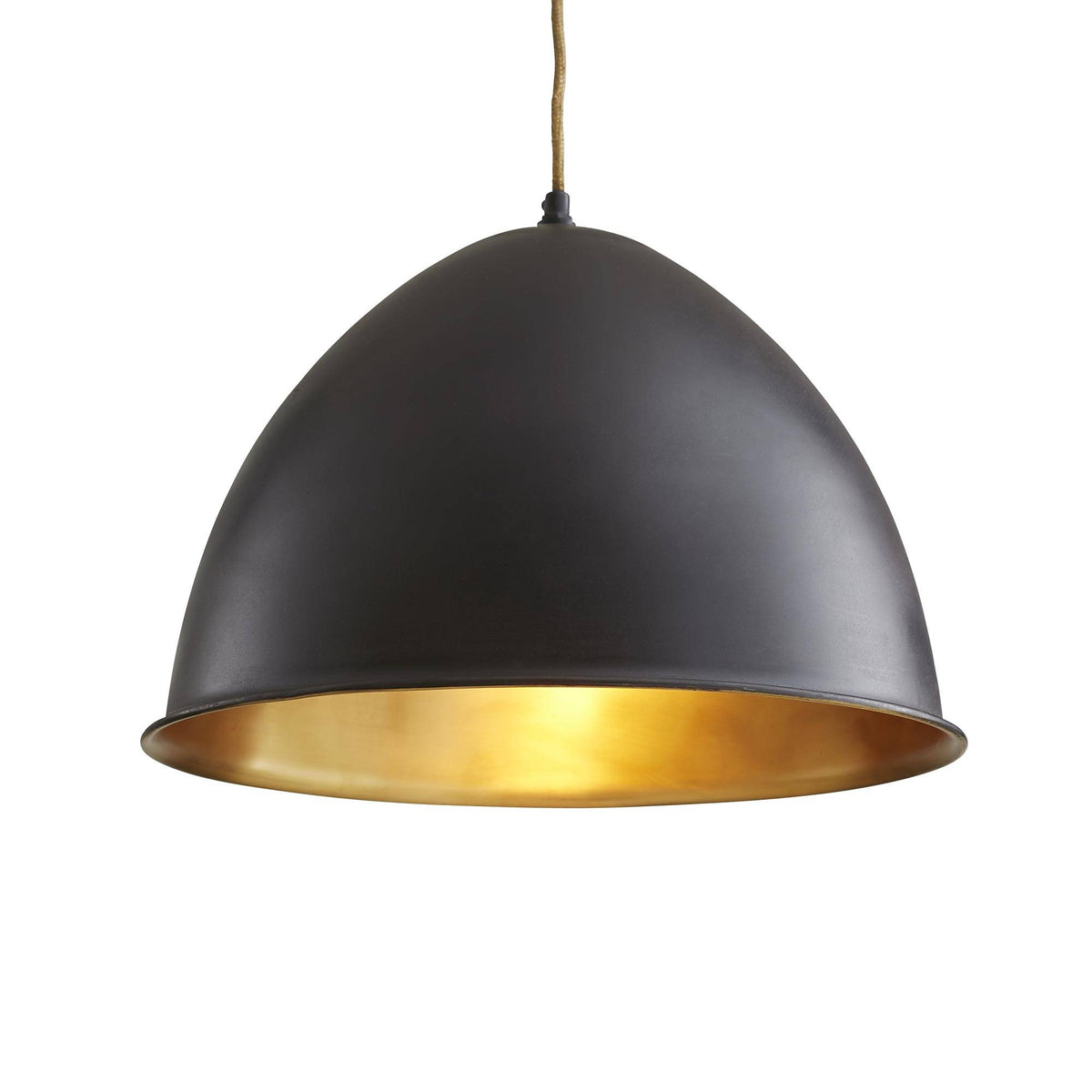 Artisan Egg Drop Pendant – Black — view 5