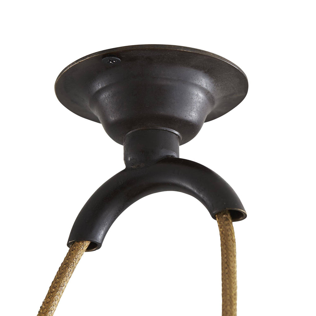 Artisan Egg Drop Pendant – Black — view 6