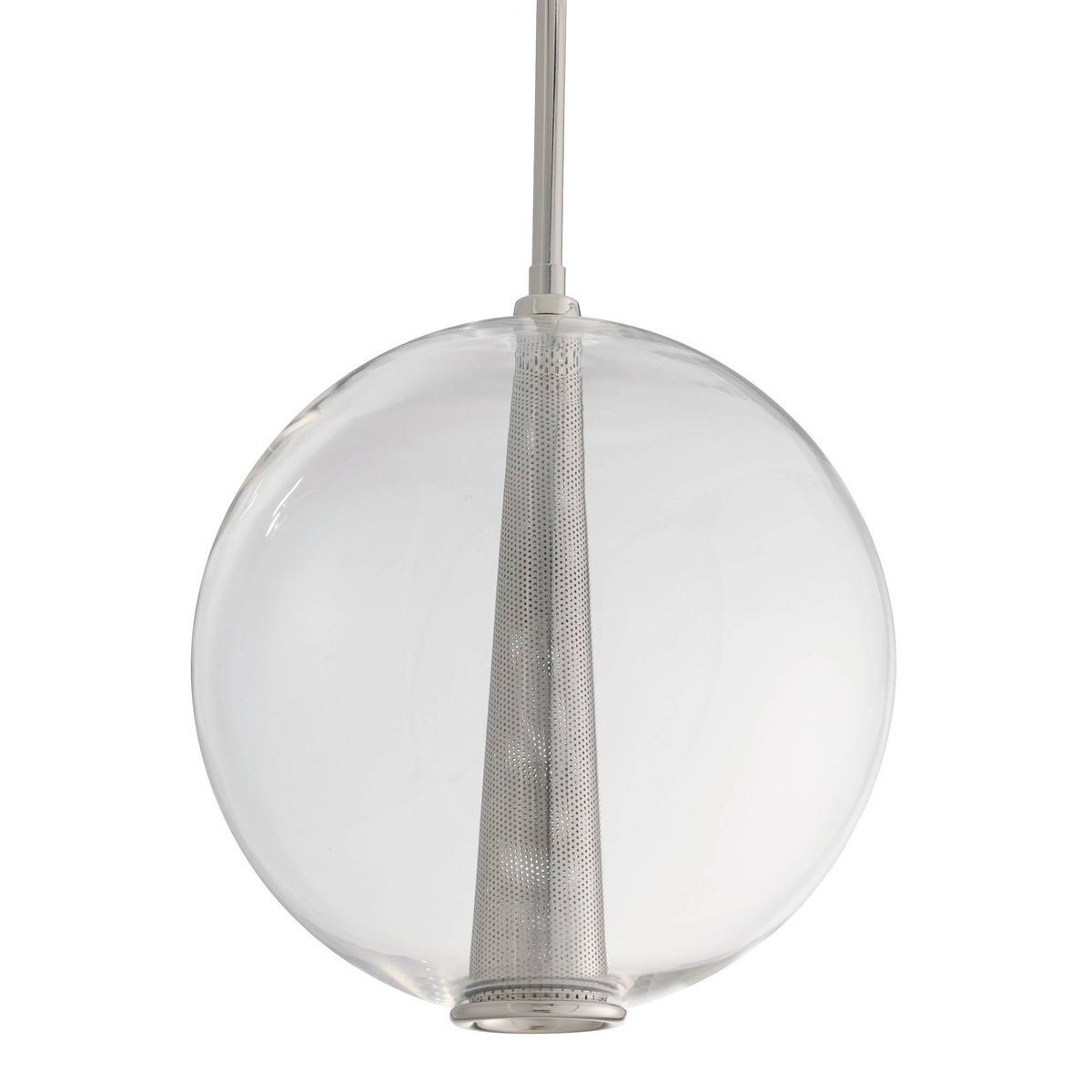 Sculptural Caviar Adjustable Large Pendant — view 2