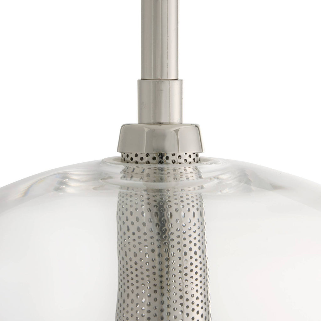Sculptural Caviar Adjustable Large Pendant — view 5