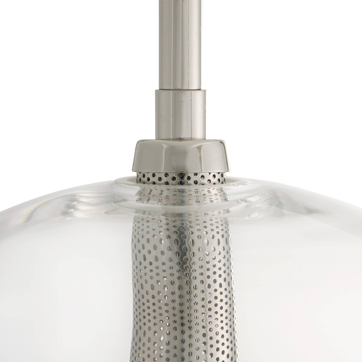 Sculptural Caviar Adjustable Large Pendant — view 5