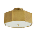 Sculptural Grespan Semi-Flush Mount — view 1