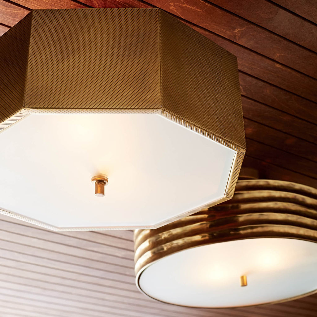 Sculptural Grespan Semi-Flush Mount — view 2